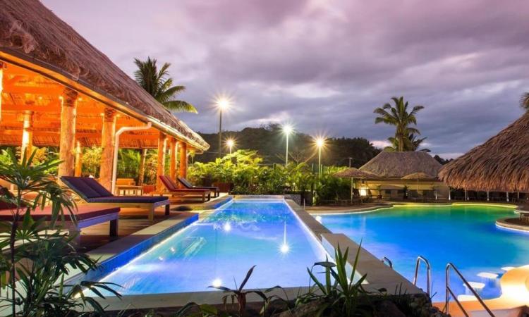Poolside View at Outrigger Resort Fiji - Coral Coast Accommodation, Fiji