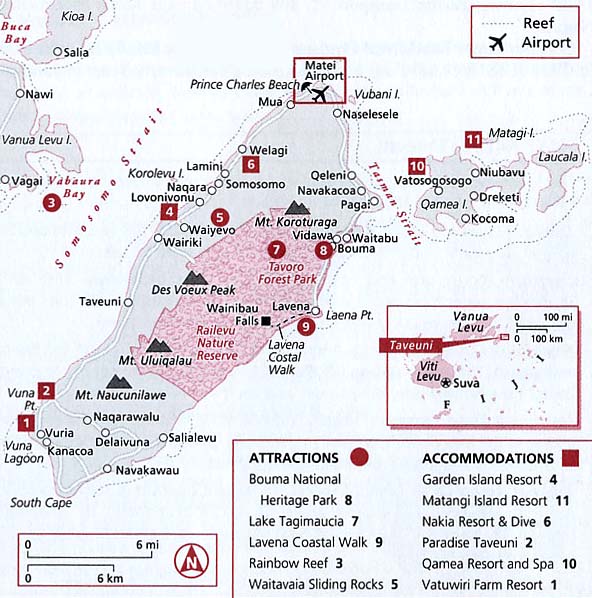 Taveuni Map