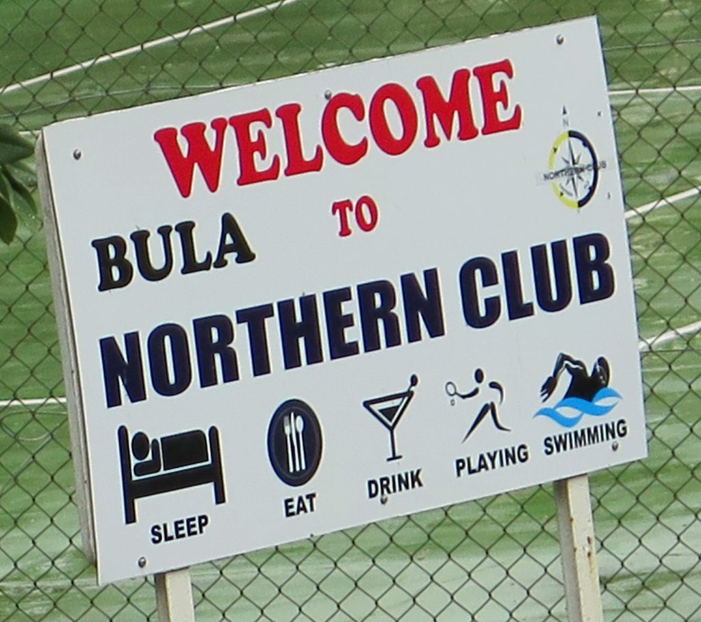 Signage of the Northern Club