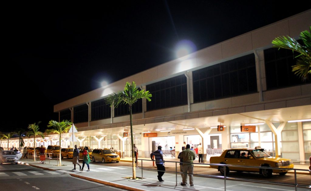 Arrivals area at the International Airport in Nadi