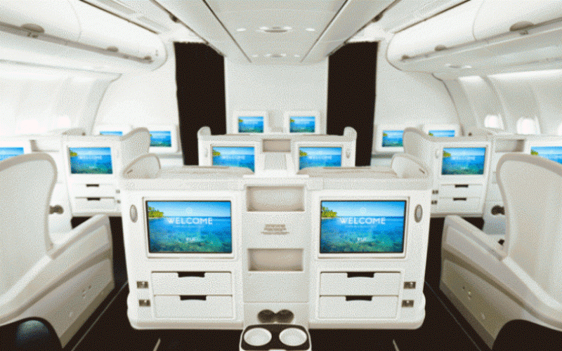 A330 Business Class - Nadi-Narita flights