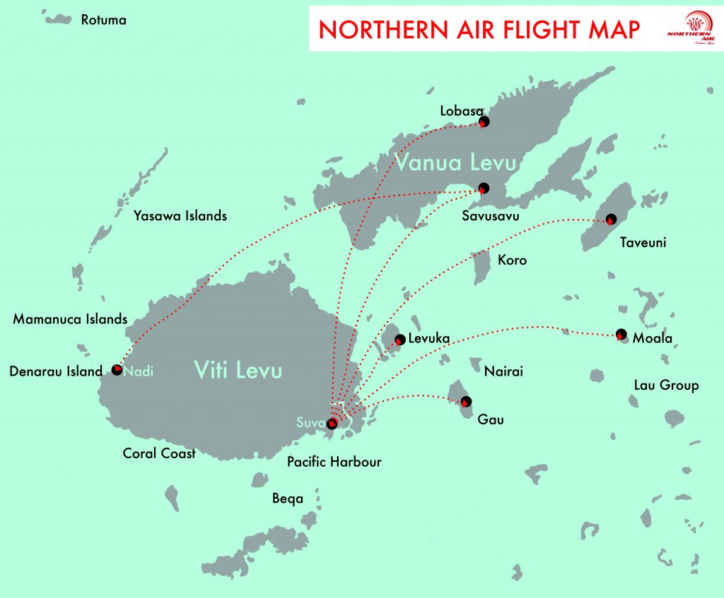 Northern Air Flight Map