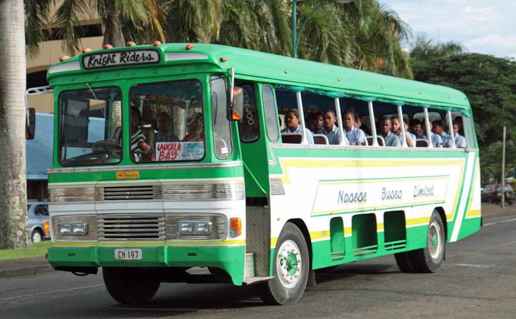 Typical local Fiji bus