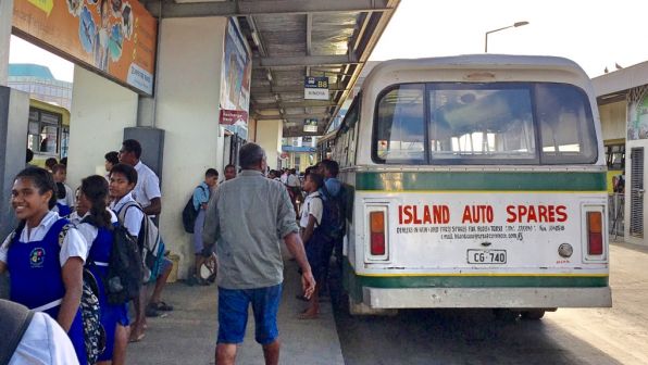 Bus Stand in Sigatoka