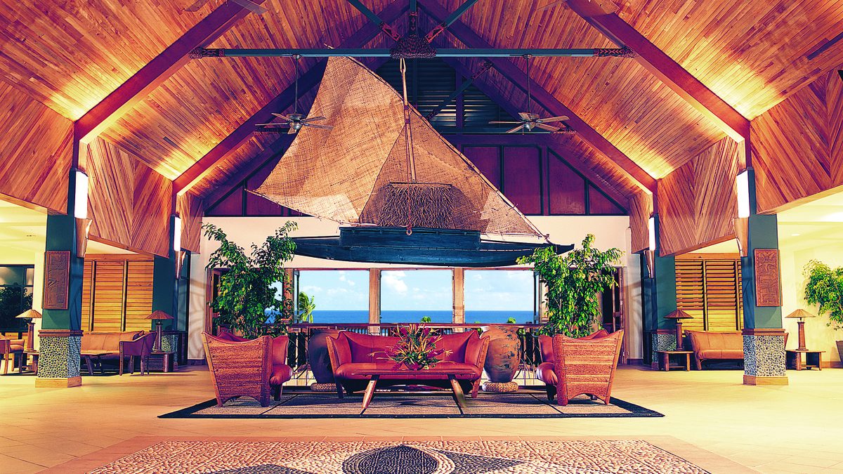 Outrigger Fiji Beach Resort Interior lobby