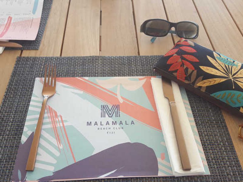 Malamala Beach Club Fiji – Menu Bag