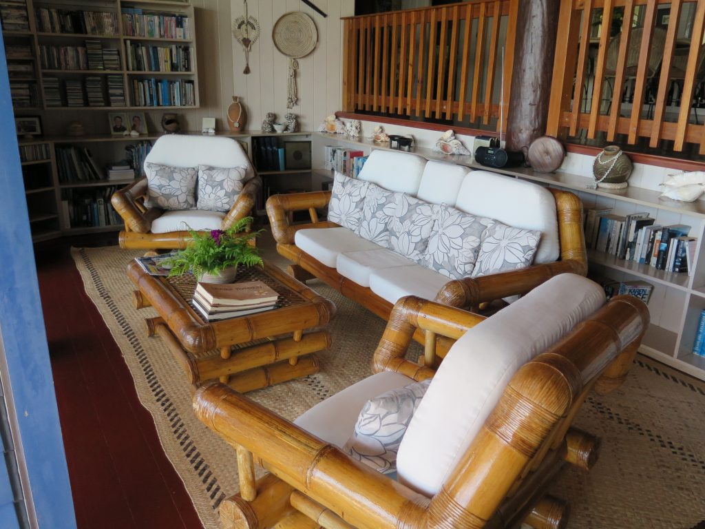 Lounge at Levuka Homestay one of the top ranked Levuka accommodations