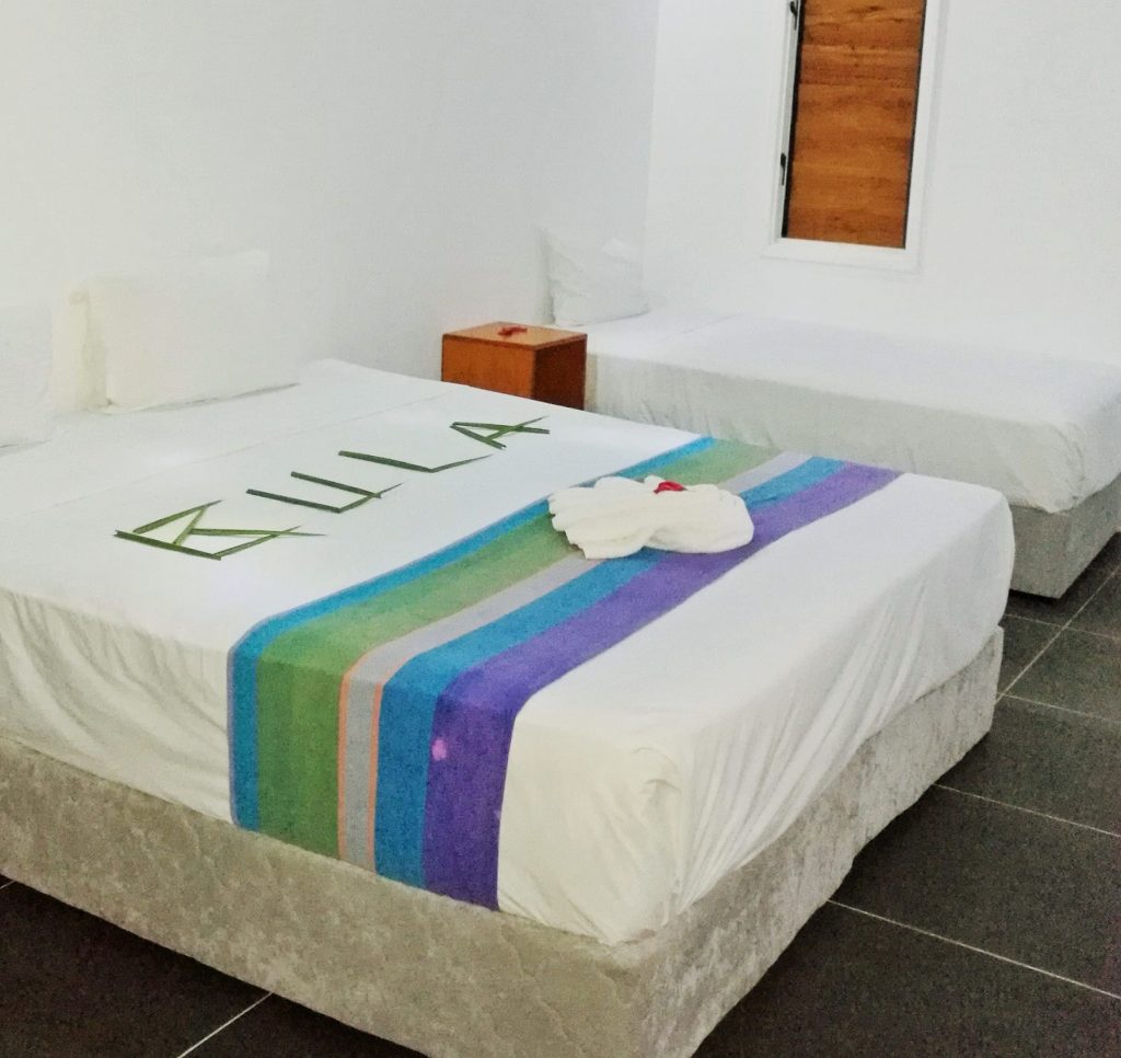 Typical room at Daku Resort, one of the better midrange Vanua Levu accommodations