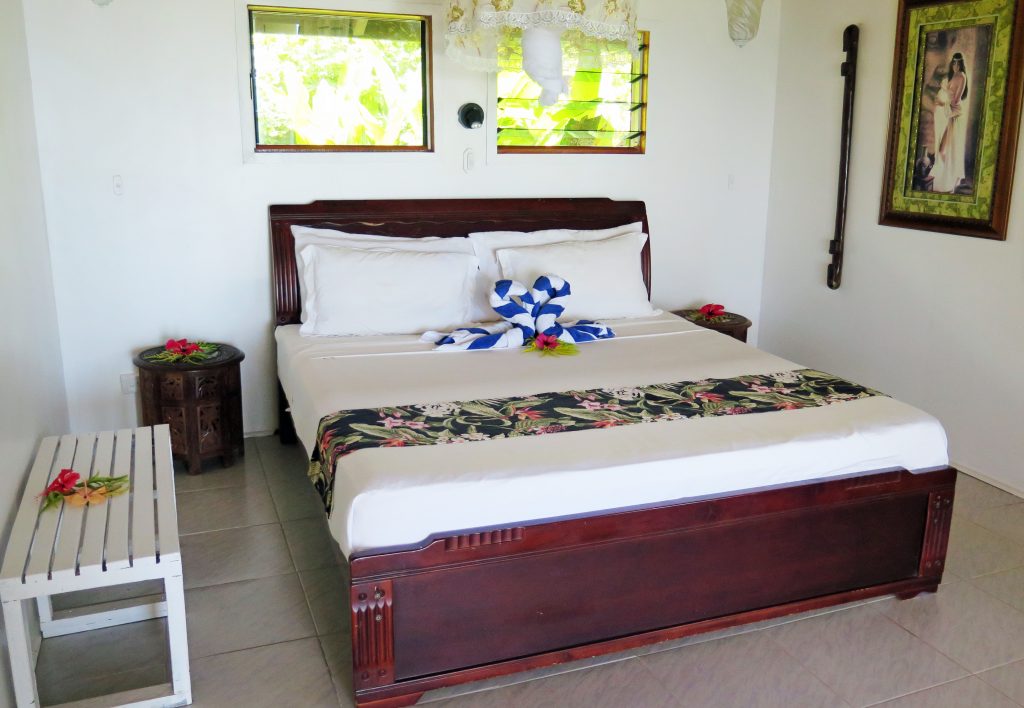 The Grander Suite at Makaira has a master bedroom but can be converted into a 2 bedroom 2 bath accommodation 